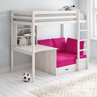 Loft Bed With Desk And Stairs Wayfair Co Uk