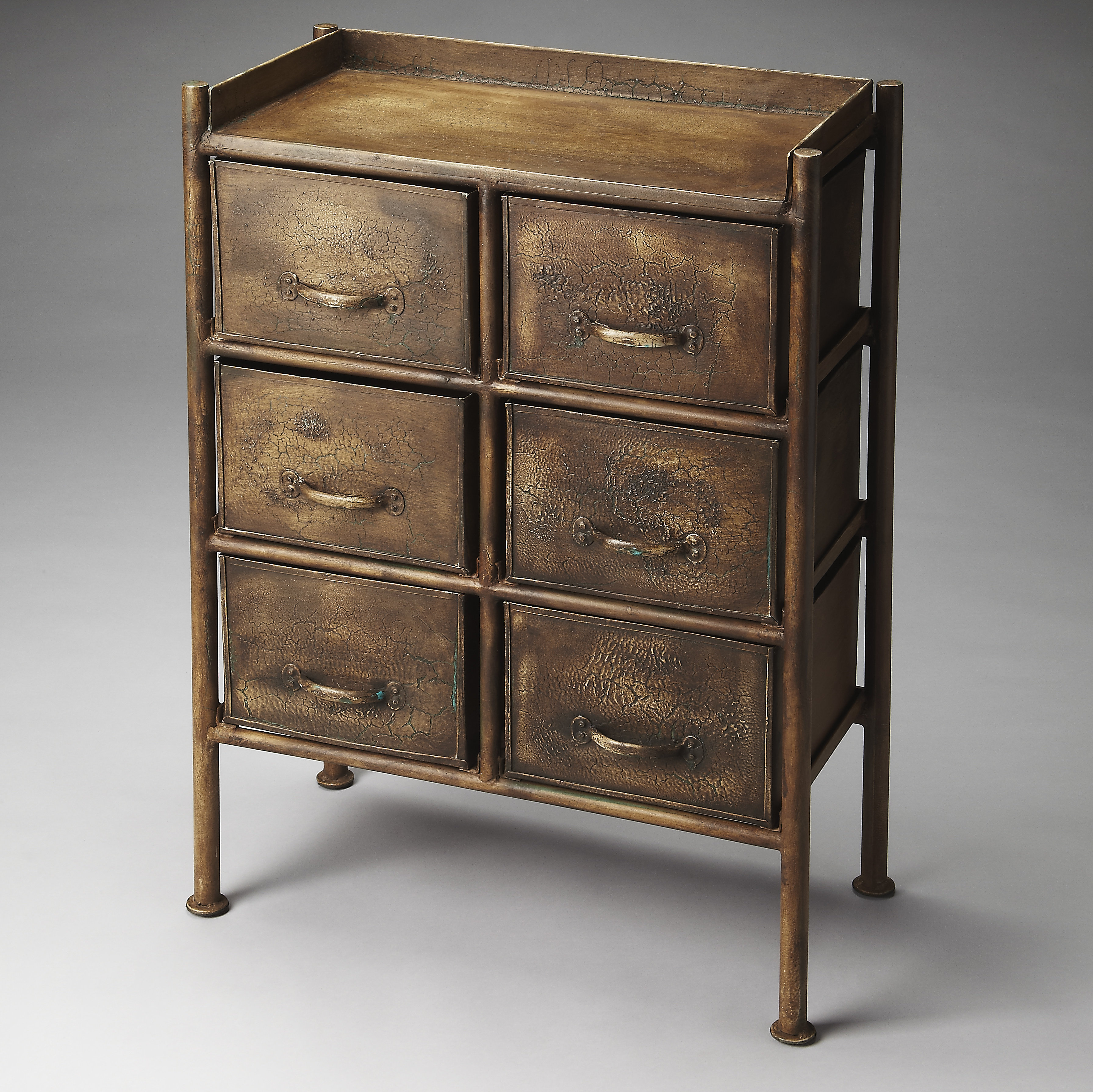 17 Stories Kori 6 Drawer Apothecary Accent Chest Reviews Wayfair