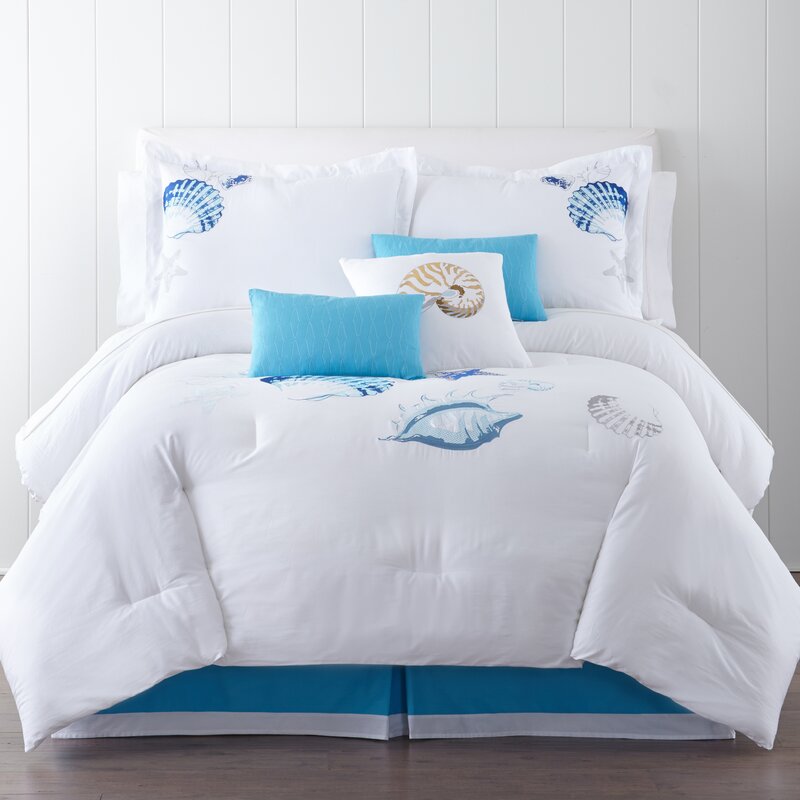 Panama Jack Ocean Shells 7 Piece Comforter Set Reviews Wayfair