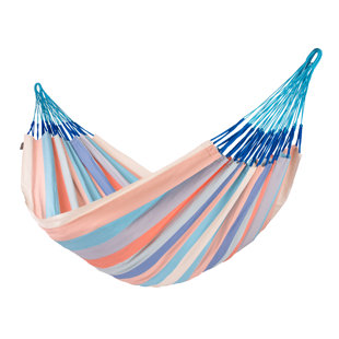 Go to store & view more images DOMINGO Weatherproof Family Olefin Tree Hammock by LA SIESTA