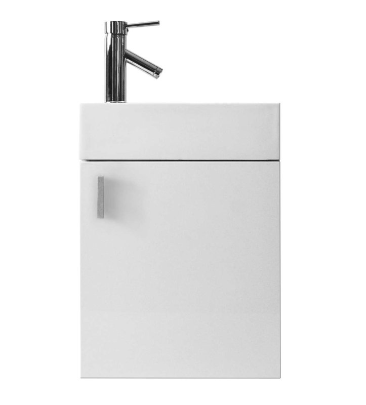 virtu usa carino 16" single bathroom vanity set with white top virtu usa carino 16" single bathroom vanity set with white top
