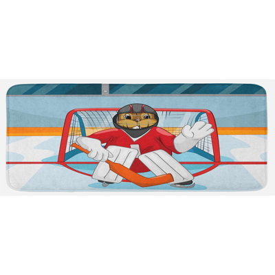 Hockey Kitchen Mat East Urban Home