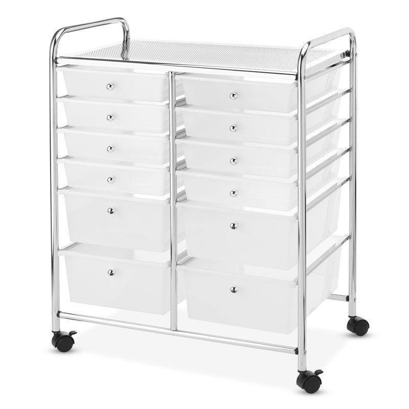 Whitmor Inc 12 Drawer Storage Utility Cart Wayfair