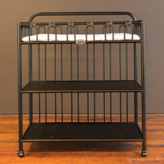 brass changing table