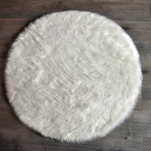 Silhouette Home Rugs Faux Fur Wayfair