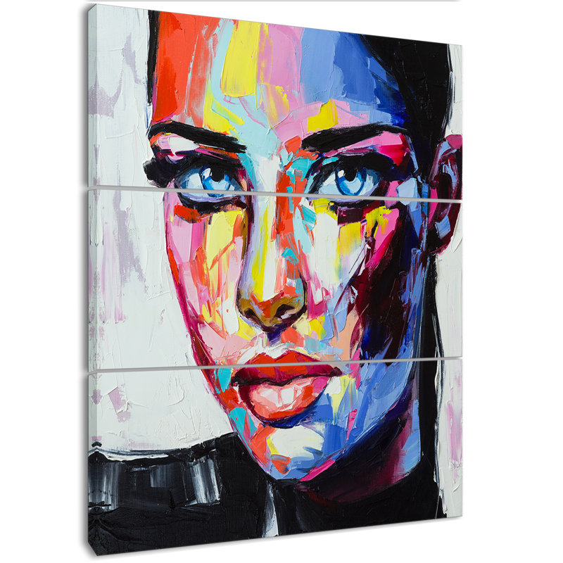 East Urban Home Woman Portrait Throughout The Day Oil Painting