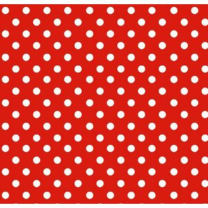 Primary Polka Dots Woven Fitted Crib Sheet