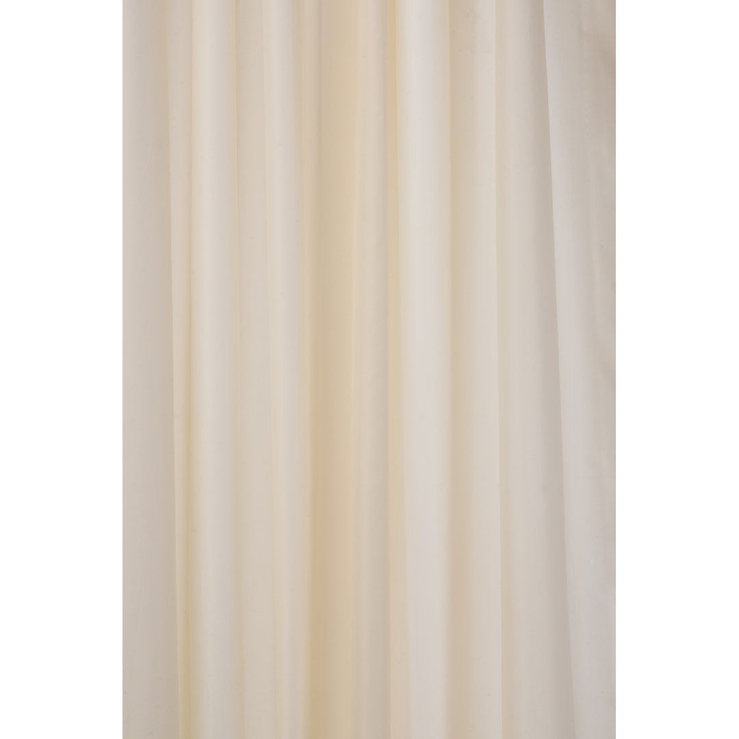 Plain Polyester Shower Curtain white,brown