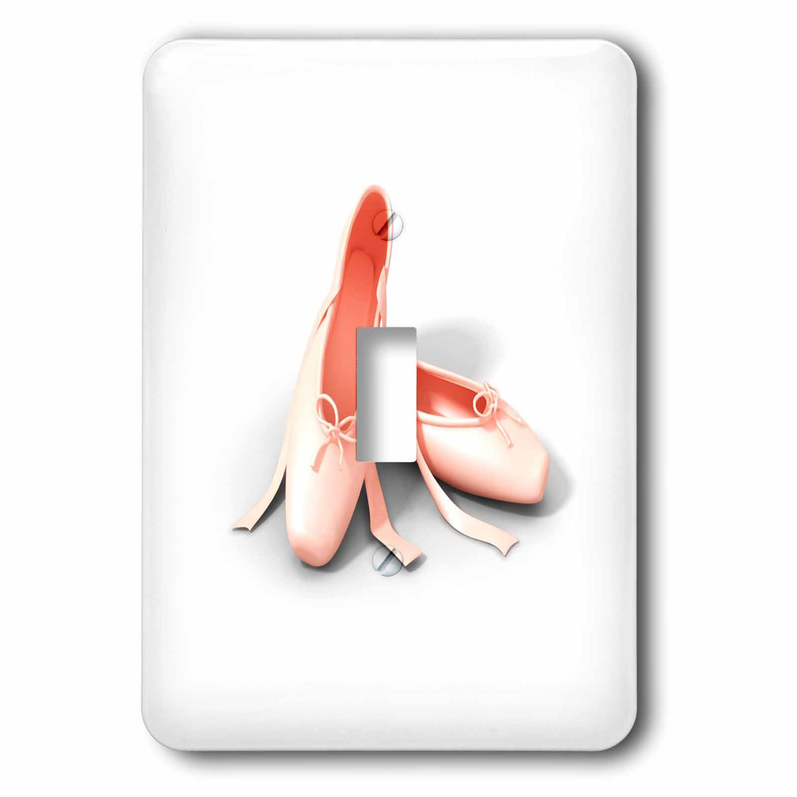 3drose Closeup Of Ballet Slippers 1 Gang Toggle Light Switch Wall Plate Wayfair