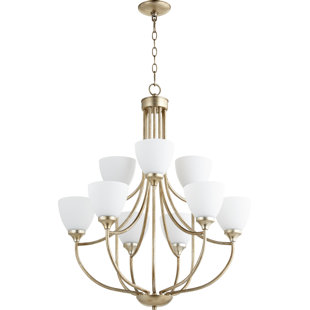 Go to store & view more images Rhea 9-Light Shaded Chandelier by Andover Mills