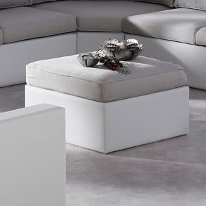 Gartenhocker Lara mit Kissen von Kampen Living