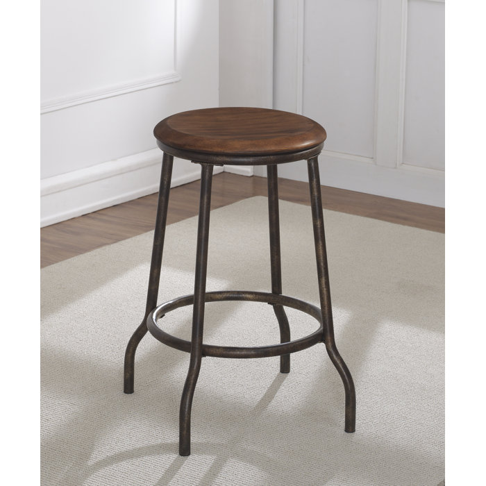 Maddux Backless Metal 24 Bar Stool