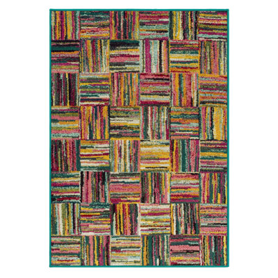 Yacoubou Multi Color Area Rug Ebern Designs Rug Size Rectangle 8 X 10
