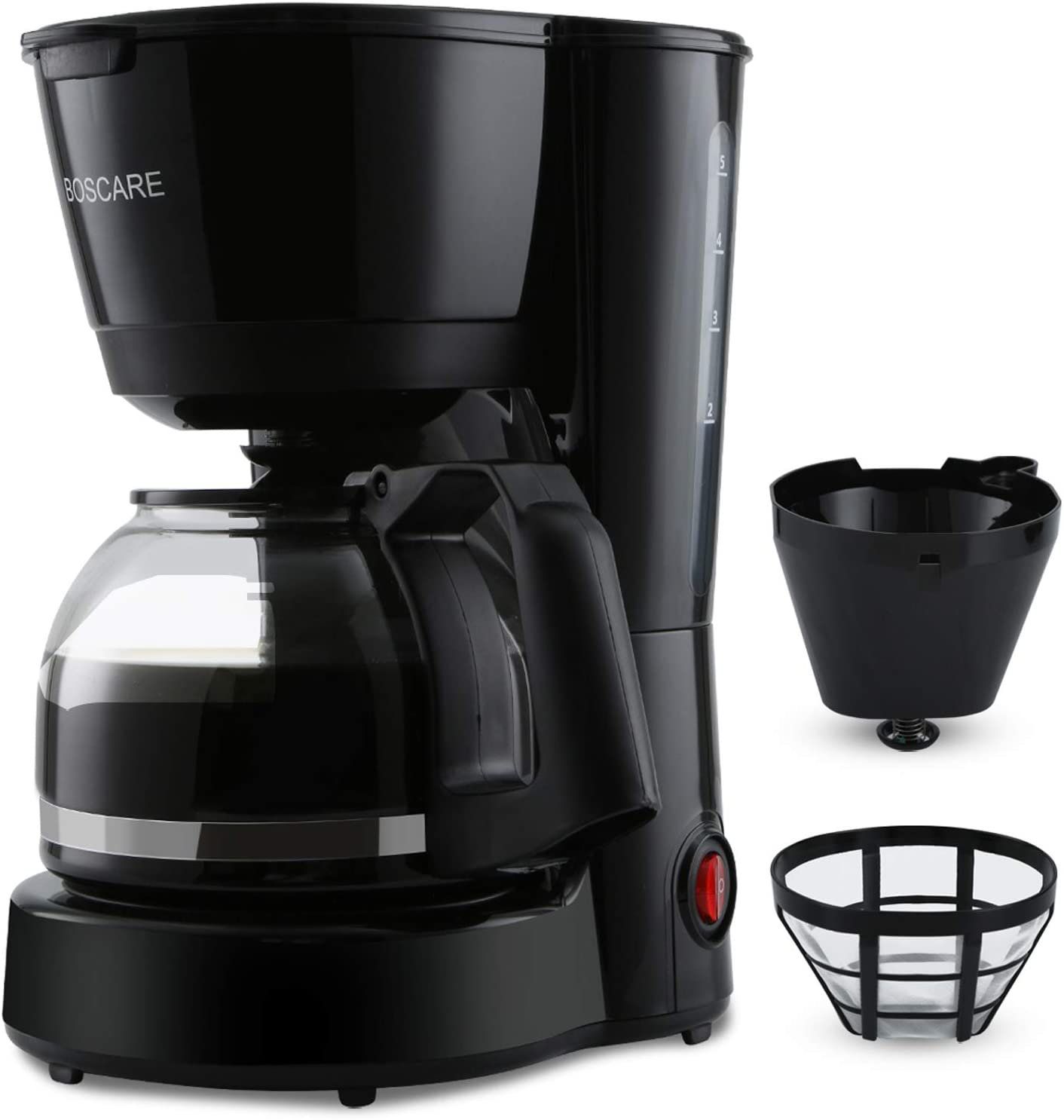 DlandHome BOSCARE 4 Cup Coffee Maker 