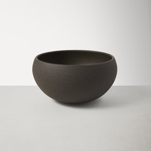 black ceramic bowl decor