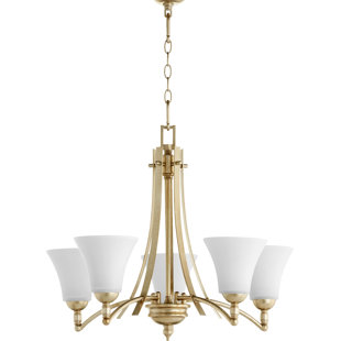 Go to store & view more images Eastchester 5-Light Shaded Chandelier by Alcott Hill