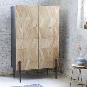 Kleiderschrank Metal et Bois von Tikamoon