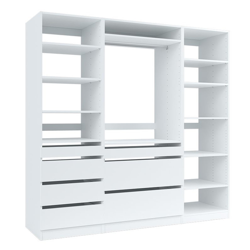 Closet & CO South Dakota Closet System ReachIn Sets & Reviews Wayfair