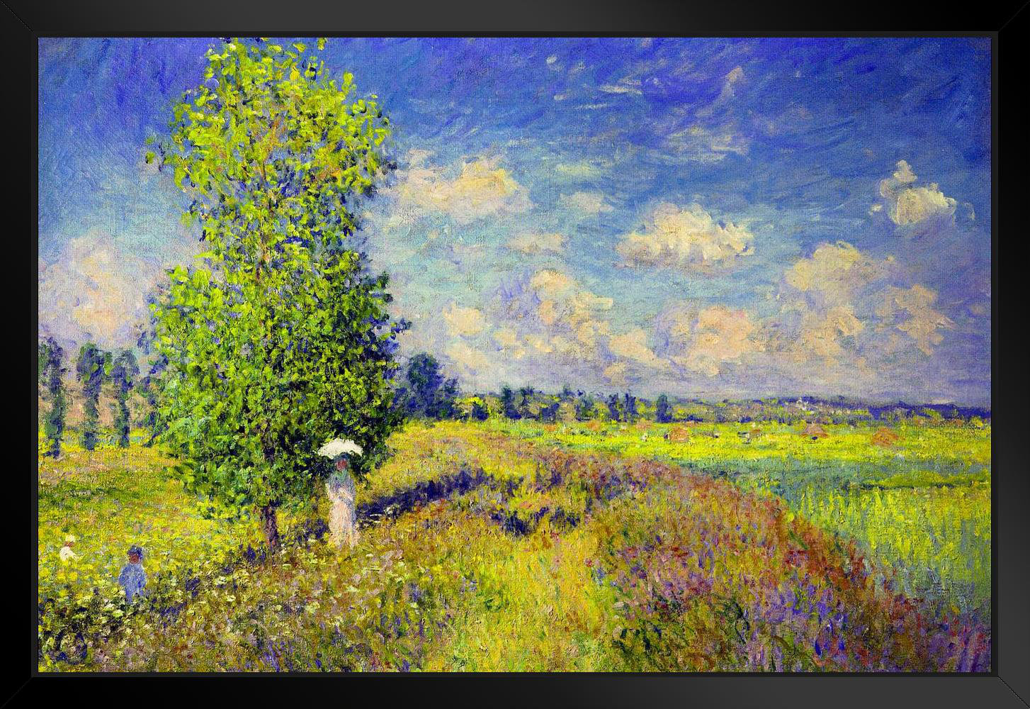 Vault W Artwork Claude The Summer Poppy Field Impressionist Art