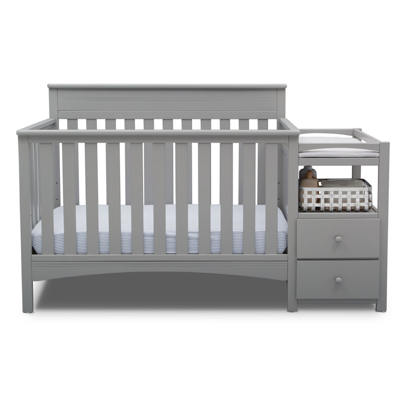 delta 3 in 1 crib with changing table
