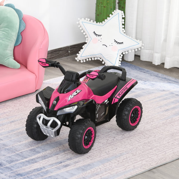 kid motorz police motorcycle sport quad 12 volt ride on