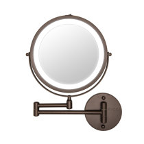 Bronze lighted makeup mirror Clearance