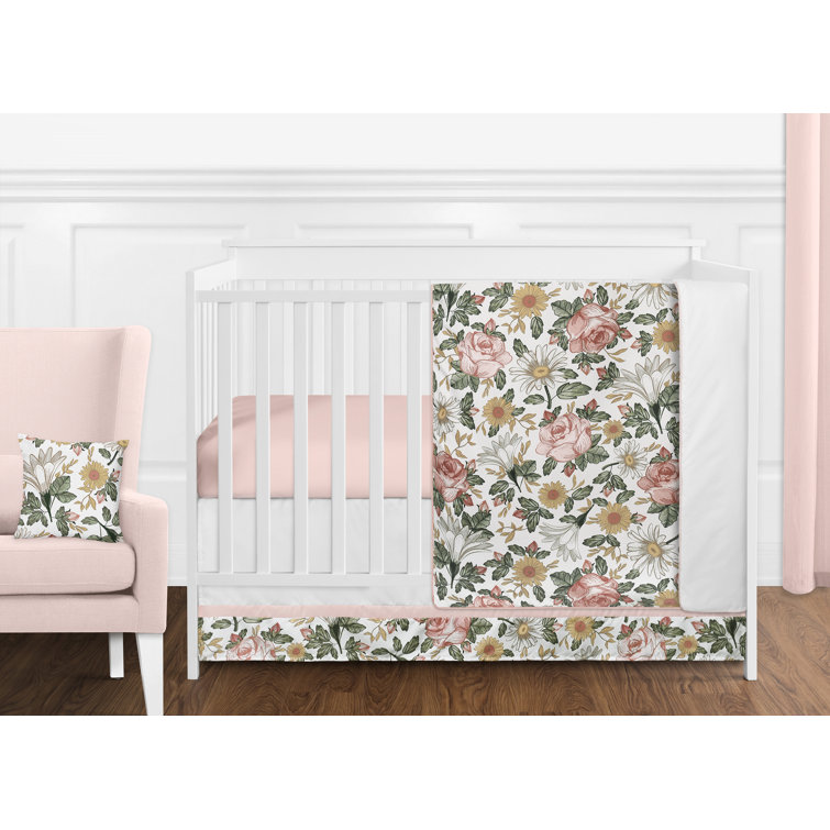 floral cot set
