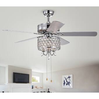 Rosdorf Park 52 Villacorta 5 Blade Ceiling Fan With Remote Light