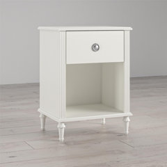 white nursery nightstand