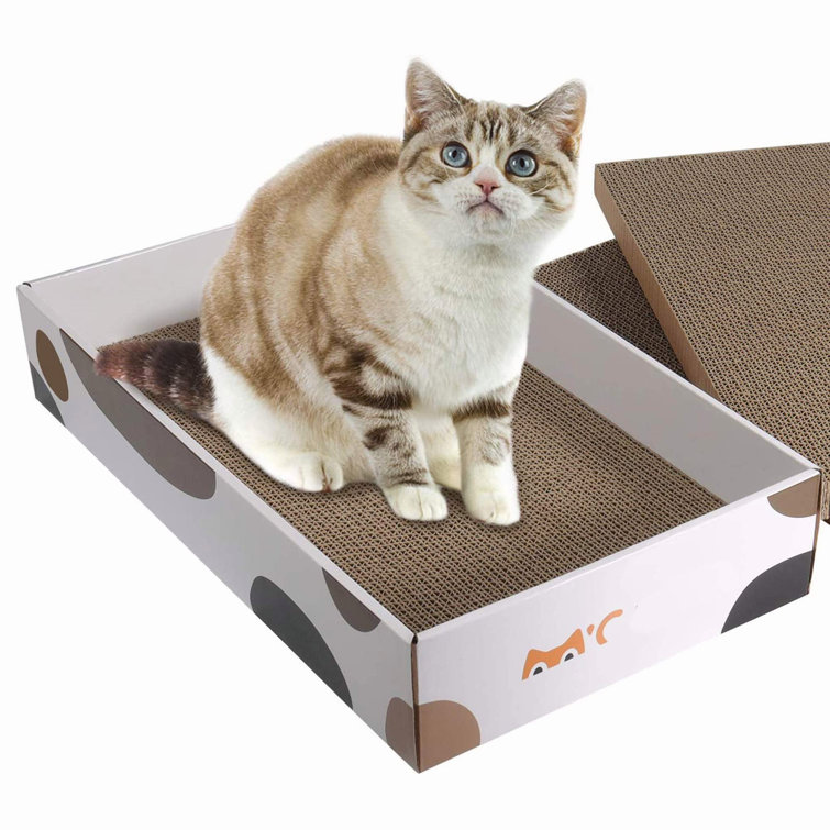 square cat scratcher