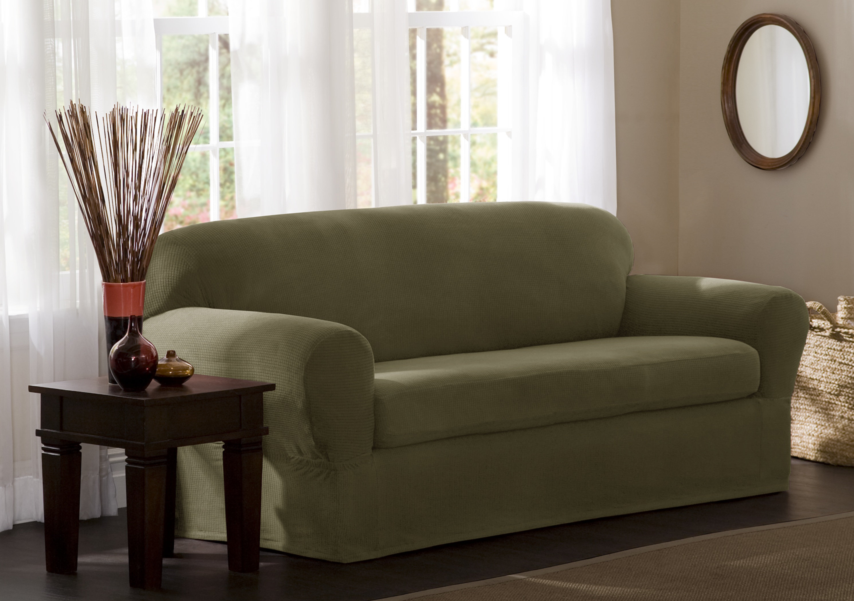 Box Cushion Sofa Slipcover Box Cushion Sofa Slipcover