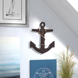 Silver Anchor Wall Decor Wayfair