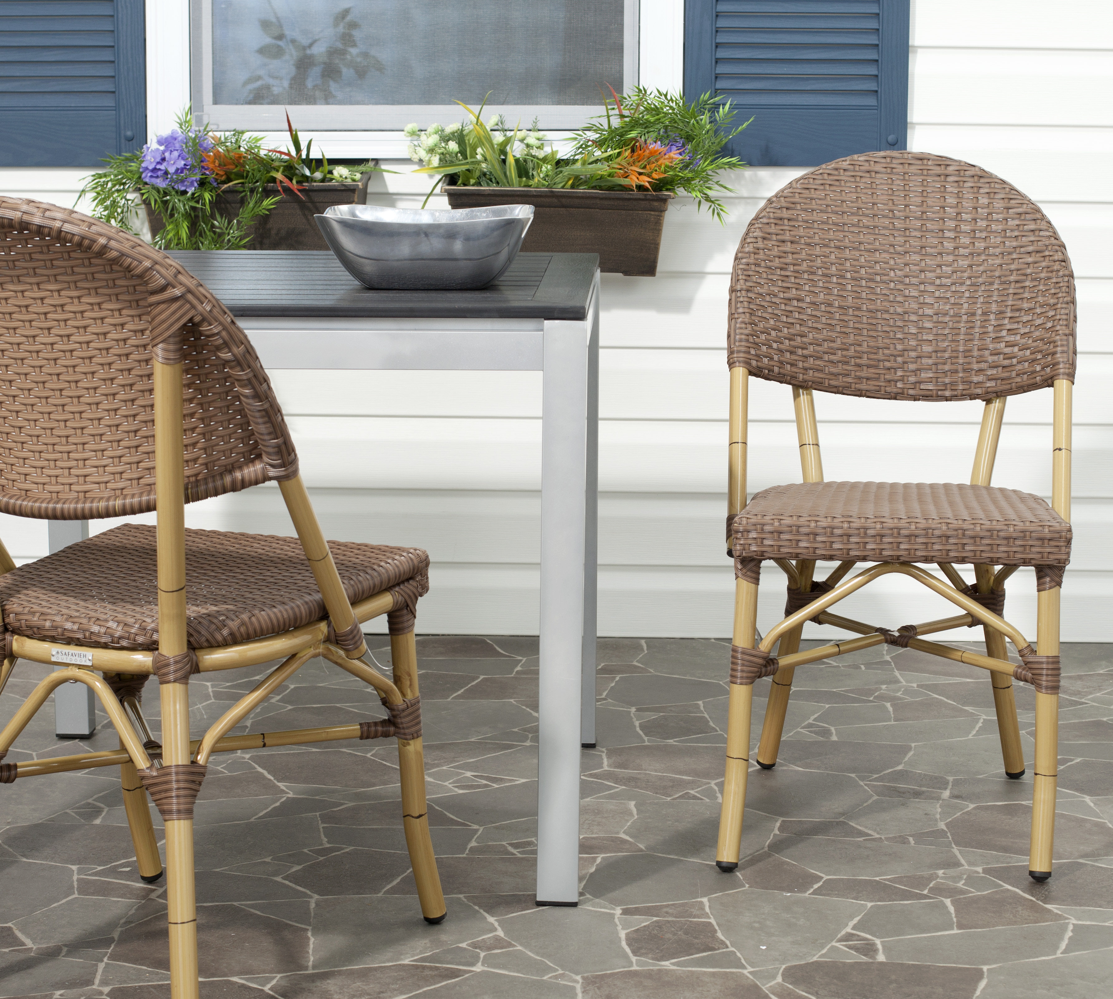 Nergizli Stacking Patio Dining Chair Reviews Birch Lane