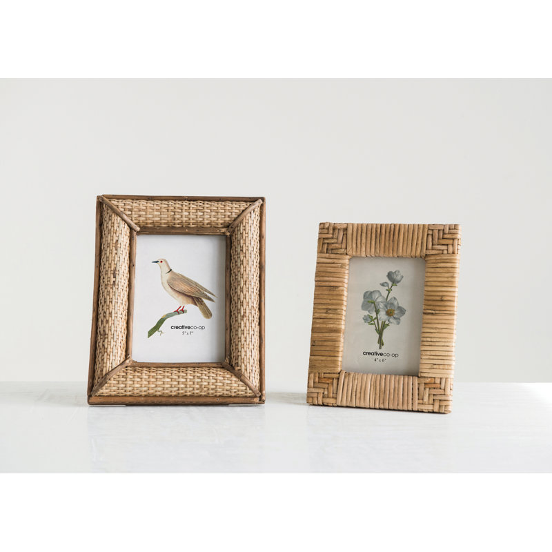 Eldon Handwoven Rattan Picture Frame Reviews Joss Main
