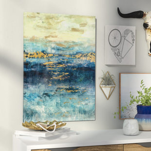 iCanvasART 3 Piece Serenity I Canvas Print by Julian Spencer 60 by 40/1.5 Deep 