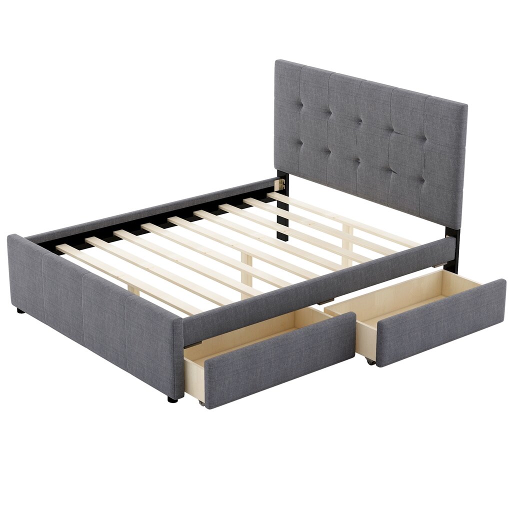 Red Barrel Studio® Kipling Upholstered Storage Bed | Wayfair