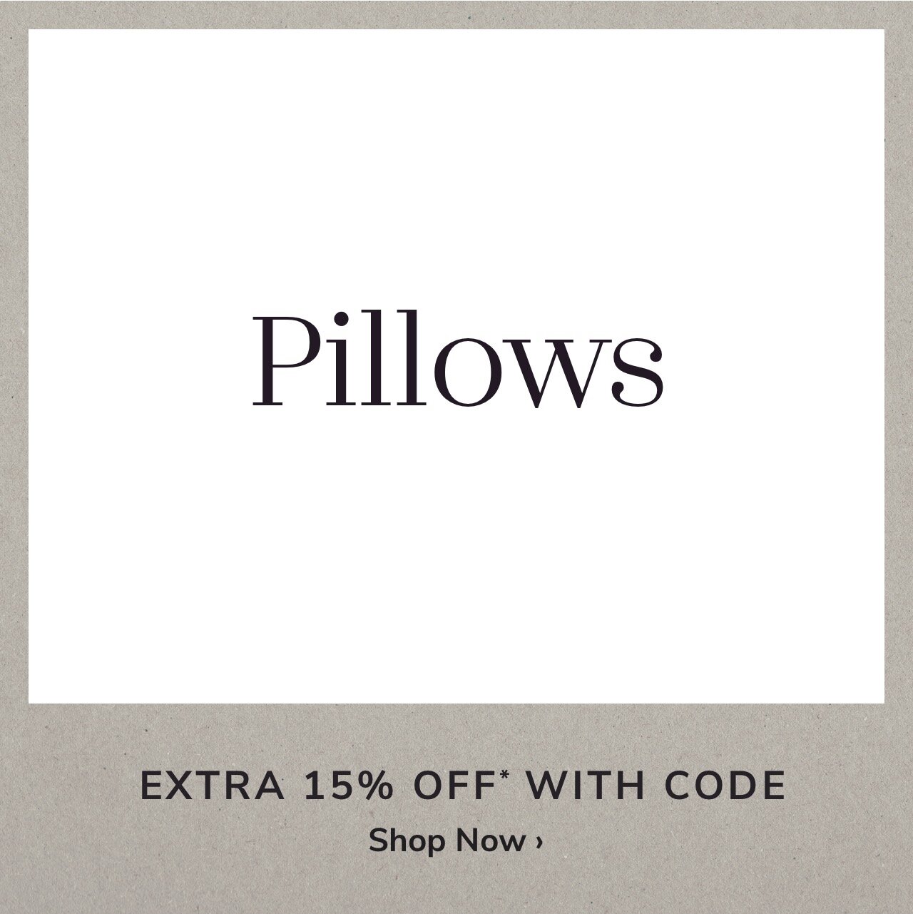 Pillow Sale