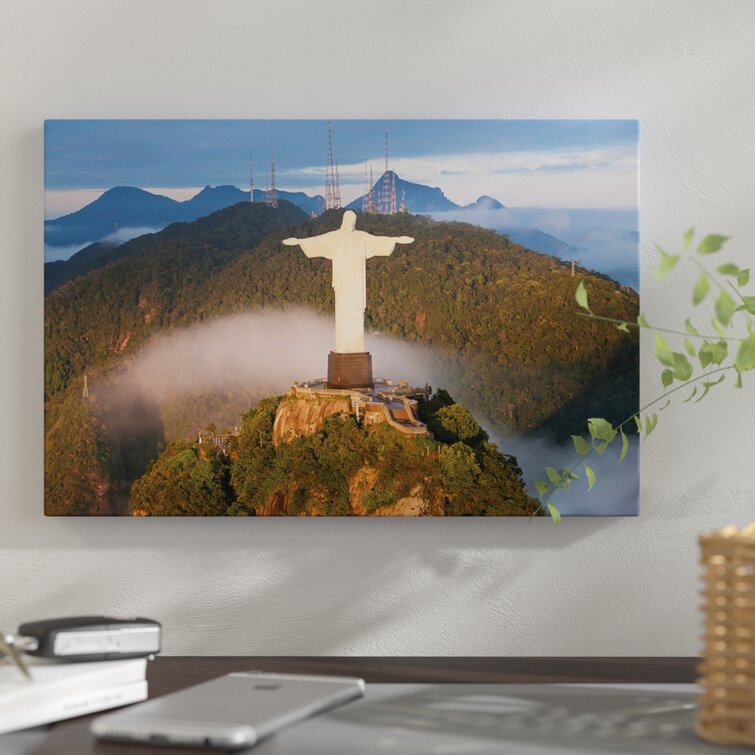 Rio Christ The Redeemer Single Canvas Wall Art Picture Print v 