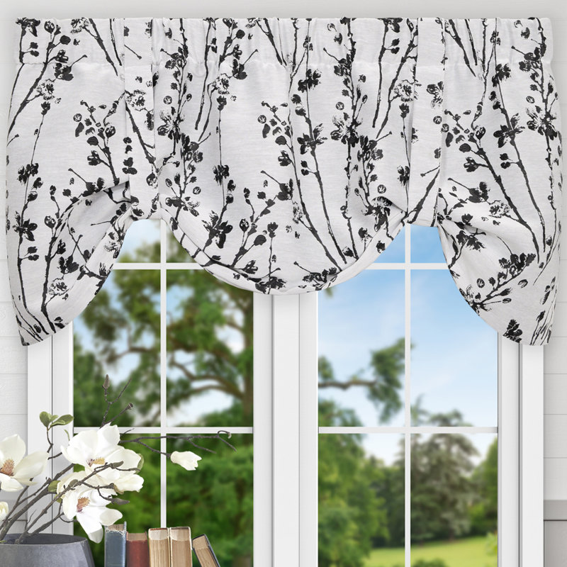 Winston Porter Mahtomedi Floral 50 Curtain Valance Reviews