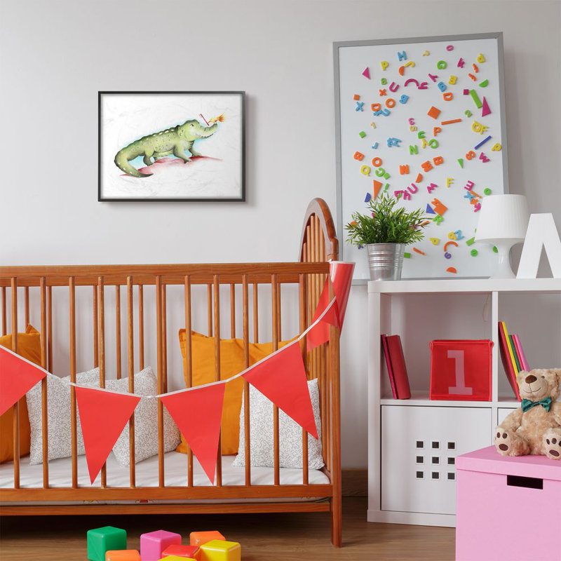 Isabelle Max Swinton Cute Cartoon Baby Crocodile And Bird With