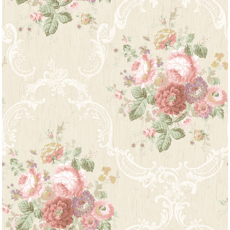 Ophelia Co Hann Floral Bouquet 33 L X 20 5 W Wallpaper Roll