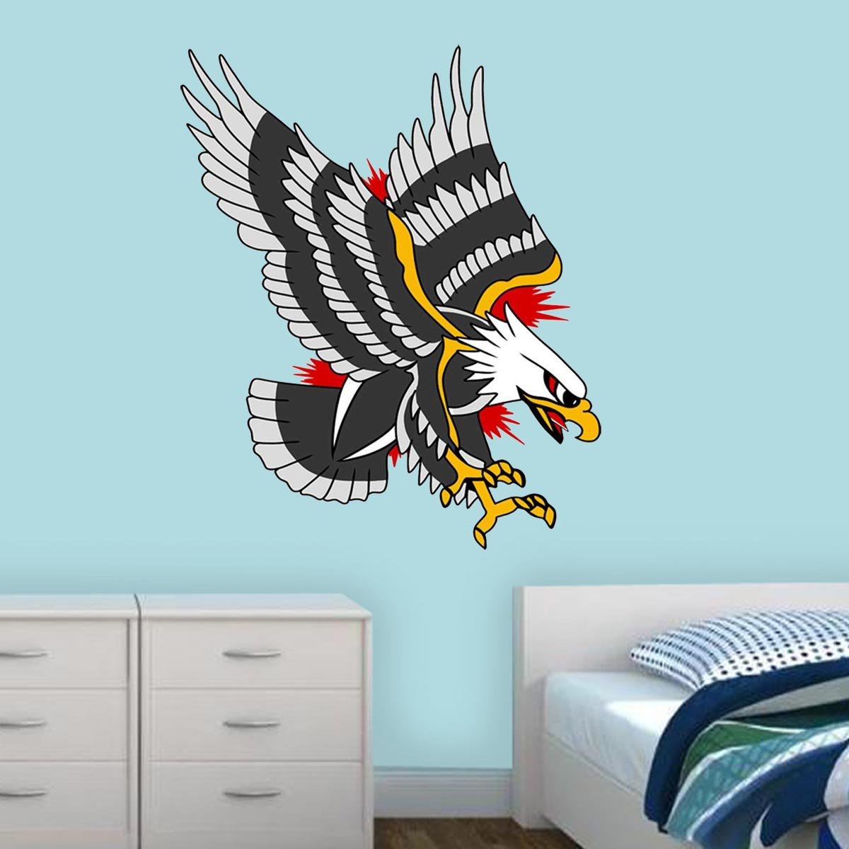 VWAQ Vinyl Bald Eagle Wall Decal | Wayfair