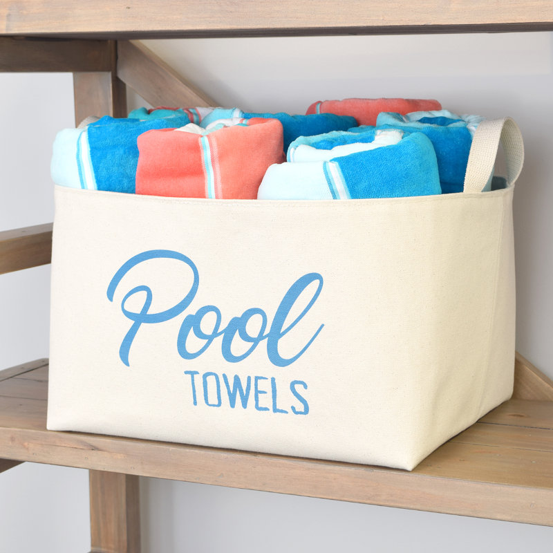 Asouthernbucket Pool Towels Storage Bin Reviews Wayfair Pool Towels Storage Bin
