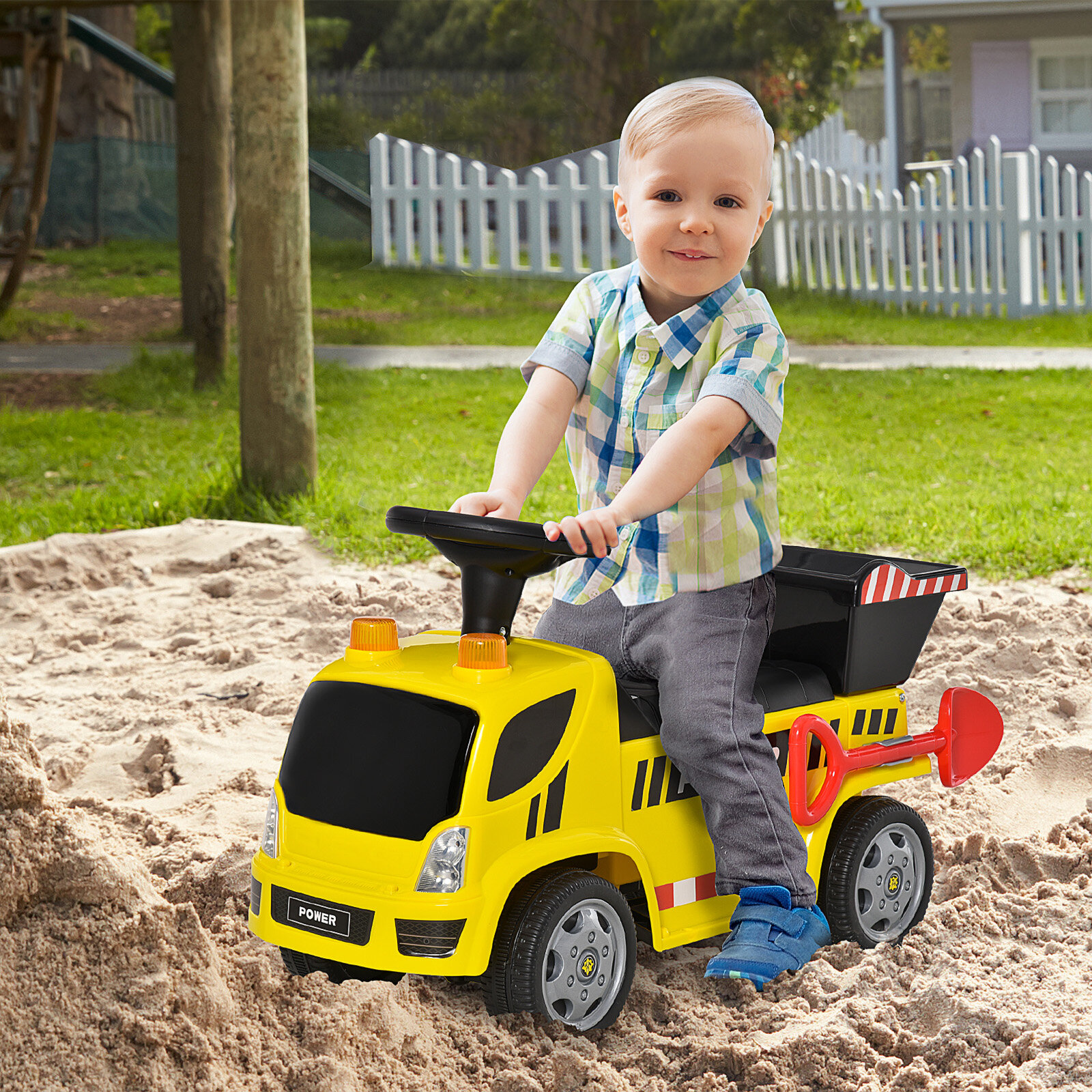 infant ride on push car