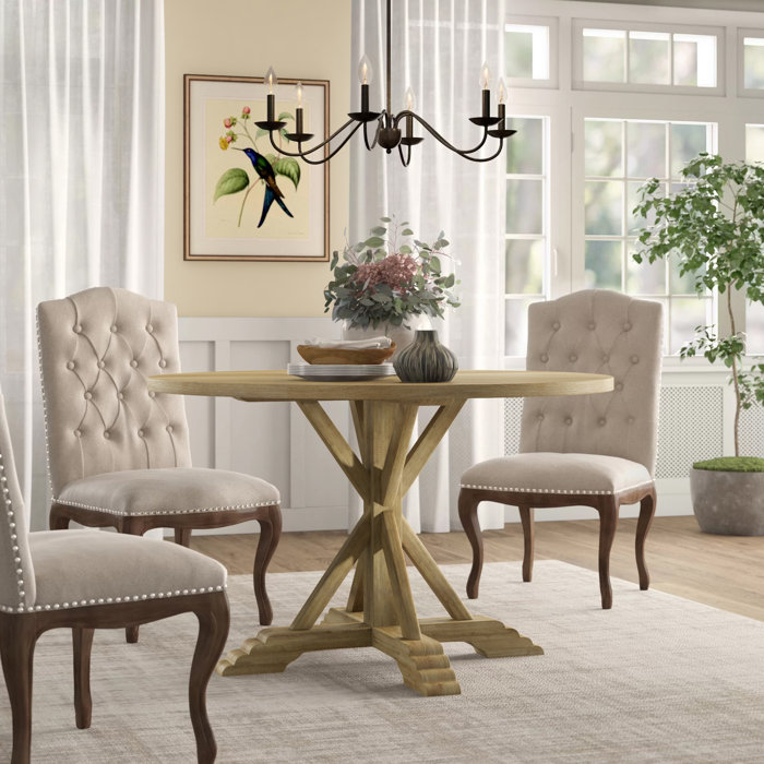 Hammersley Round Solid Wood Dining Table Hammersley Round Solid Wood Dining Table