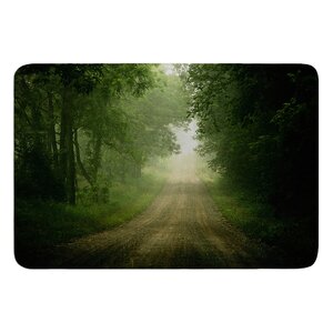 Foggy Road by Angie Turner Bath Mat