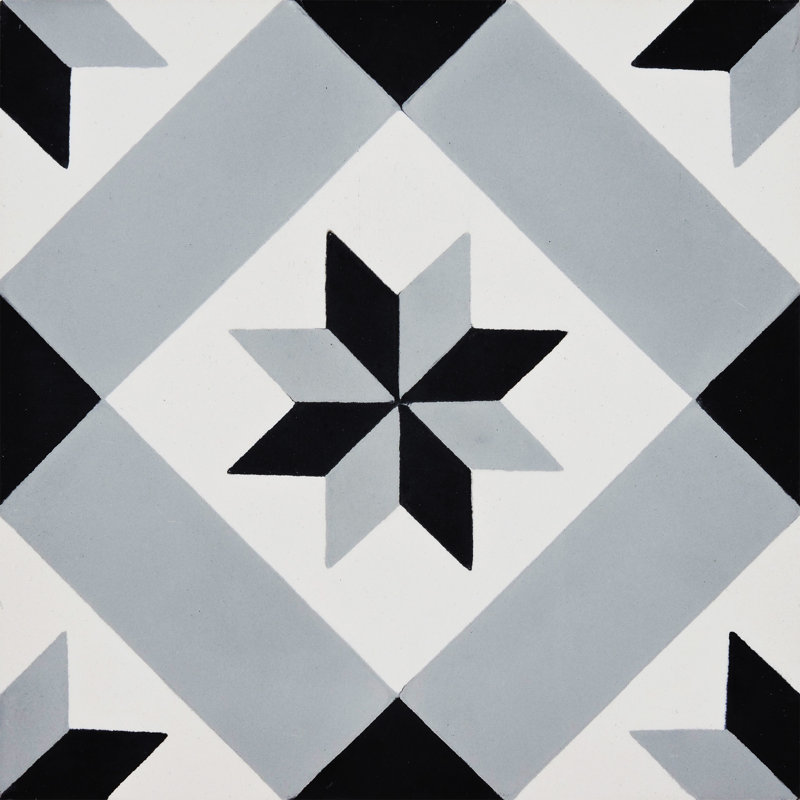 Moroccan Mosaic Tile House Kotoubia Handmade 8 X 8 Cement Field Tile Wayfair