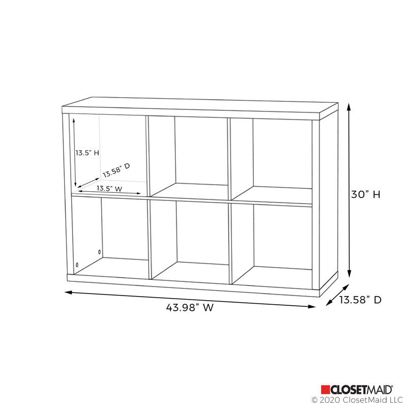 Decorative Storage Cube Bookcase Reviews Birch Lane