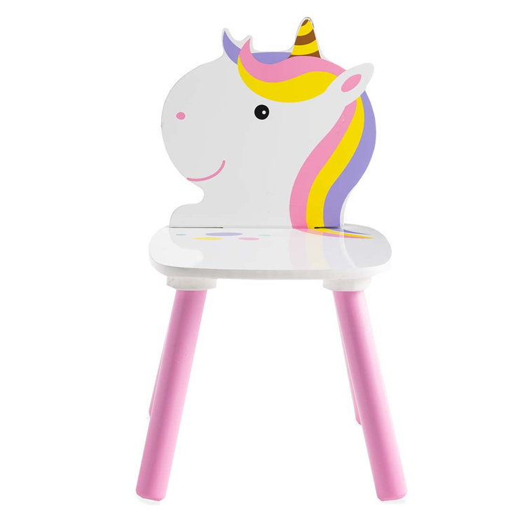 Unicorn wooden table & 2 chairs Outlet