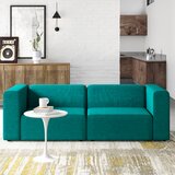 Modern Contemporary Aqua Sofa Allmodern